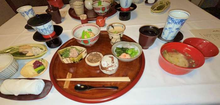 旅行カタログギフト・エグゼタイムで宿泊する旅館・柳生の庄の朝食