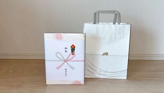 JTBたびもの撰華・極のラッピング