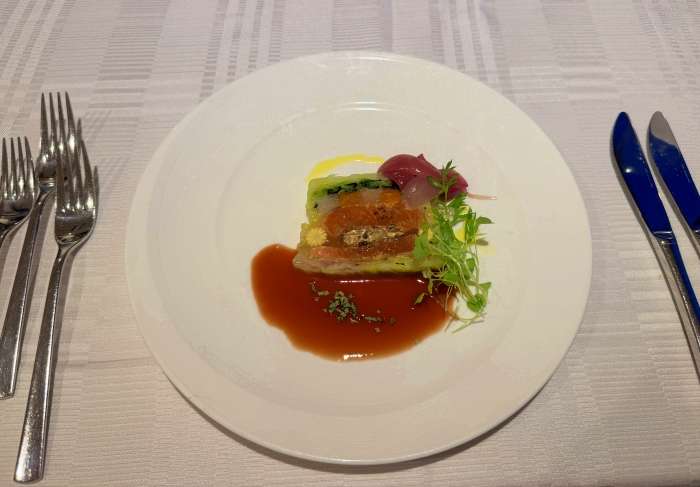 たびもの撰華・極で宿泊した伊豆ホテルの夕食(前菜)