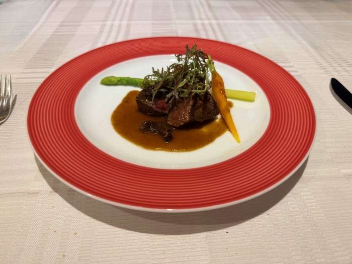 たびもの撰華・極で宿泊した伊豆ホテルの夕食(肉)